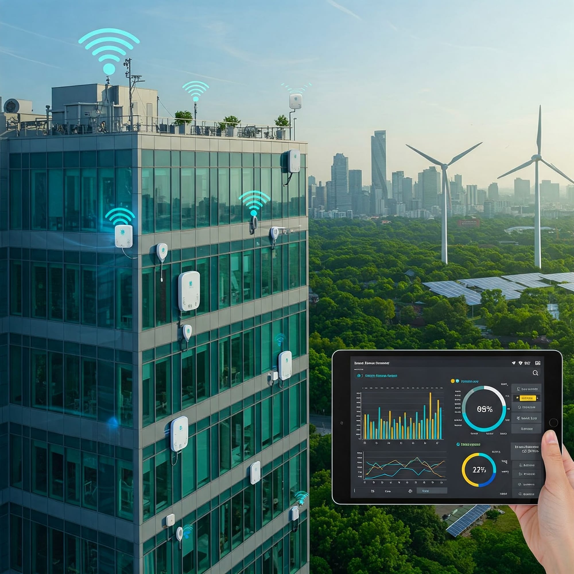 IoT and AI-Driven Environmental Monitoring: Boosting Sustainability with Huebits
