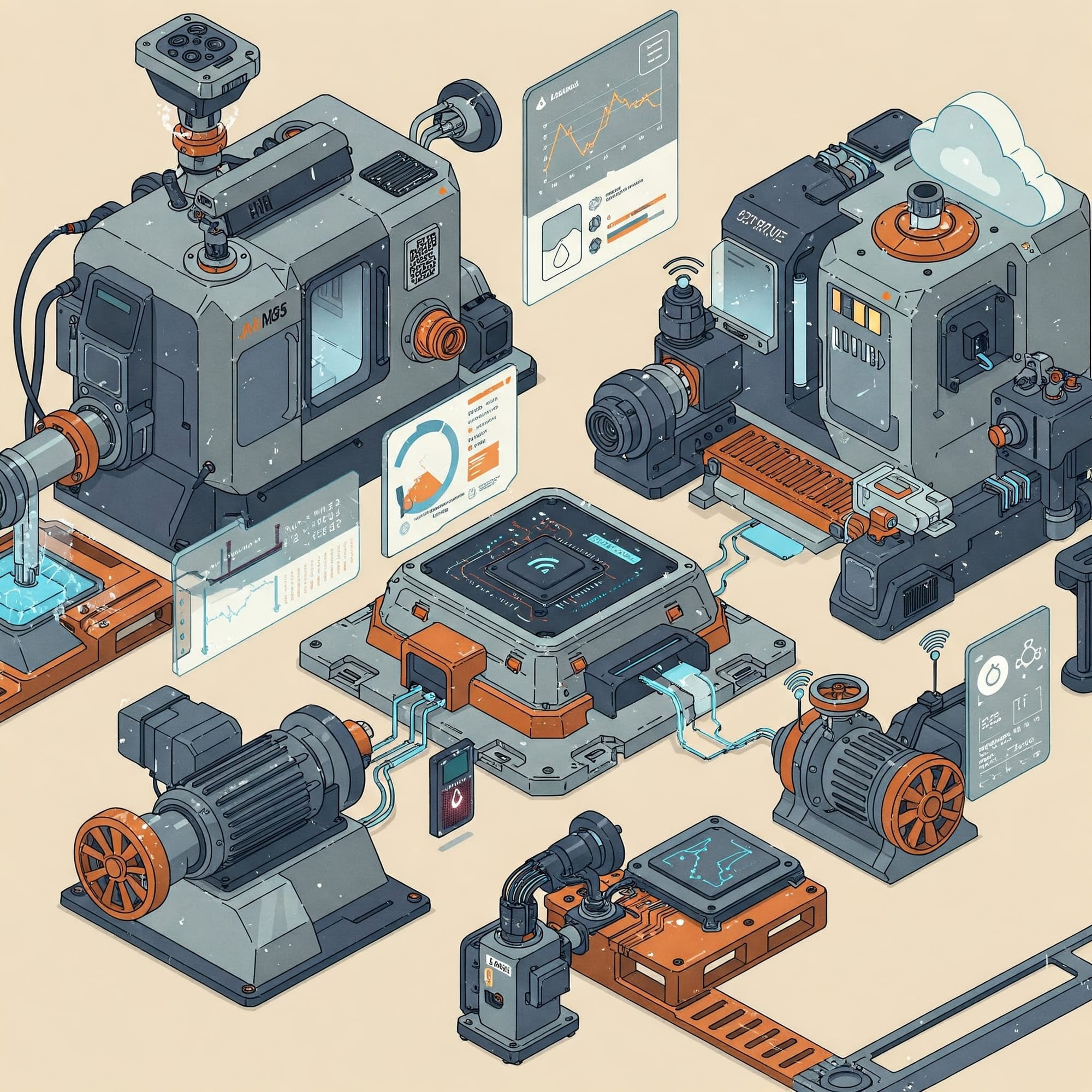 Advanced Industrial Machine Monitoring with IoT and AI: A Predictive Maintenance Revolution